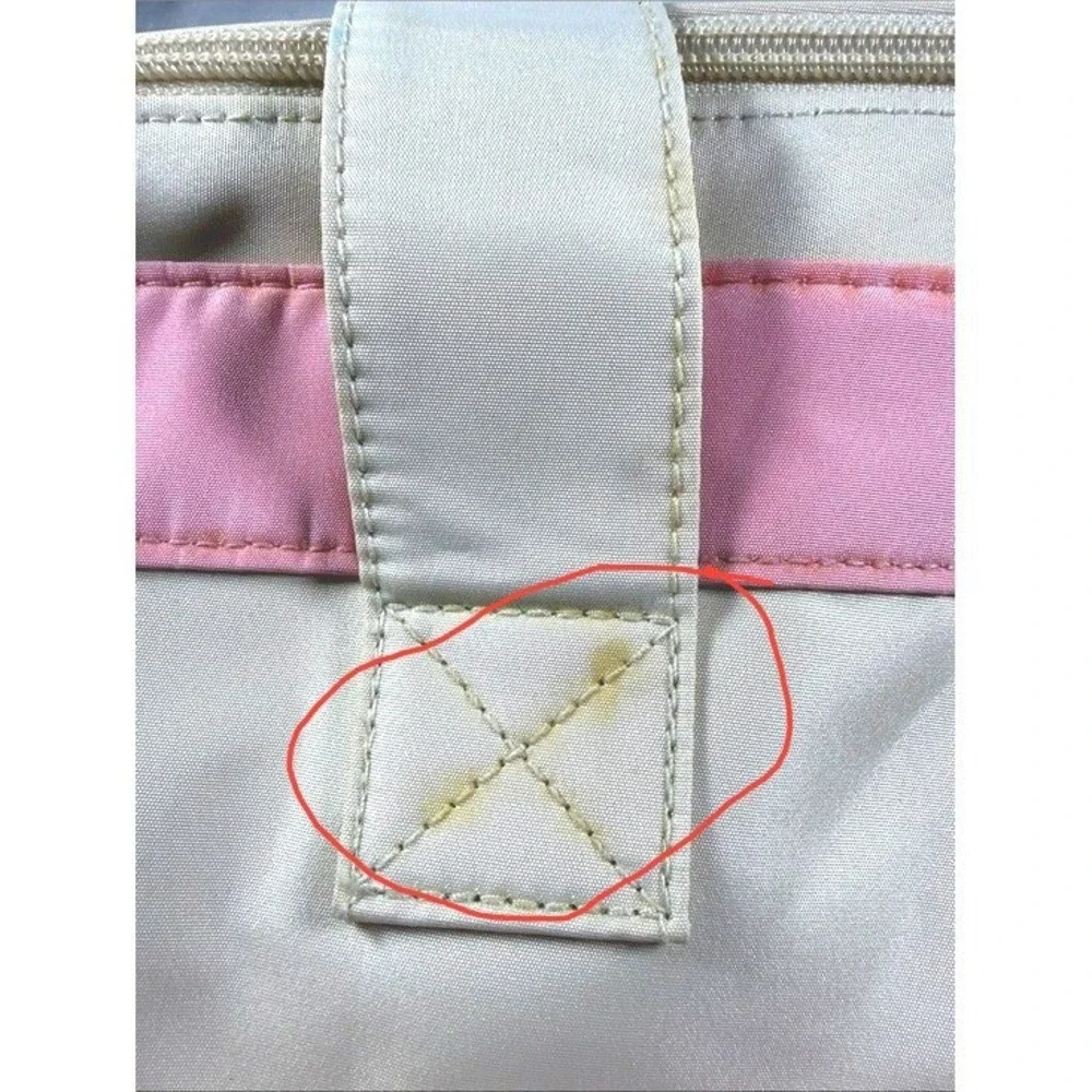 Disney Winnie‎ the Pooh Diaper Bag Baby Cream Pink Embroidered Kidcore Y2K Large
